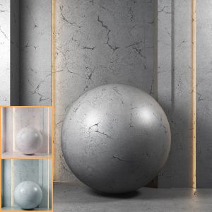 (4k)(3 Patterns) Worn Concrete Vol 3-seamless, Pbr