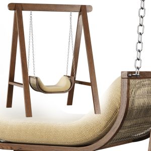 Noa Wooden Rattan Garden Swing Nr71 By Bpoint