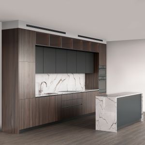 Contemporary Wooden Kitchen