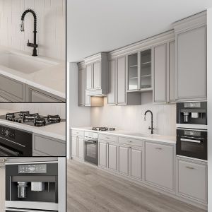 Kitchen Neo Classic Gray And White - Set 45