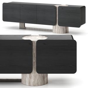 Titano Wooden Sideboard By Enne