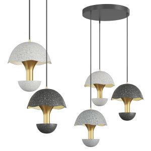 Cement Mushroom Atmosphere | Hanging Lamp