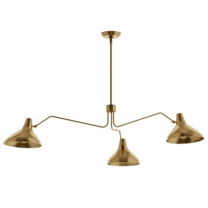 Visual Comfort Triple Arm Chandelier