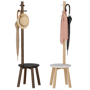 Hanger Pillar Stool And Coat Rack Umbra