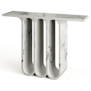 Arches3 Marble Console Table By Perve Langlais