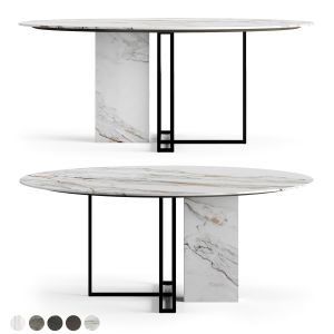 Meridiani Plinto Circle Table 180 Cm