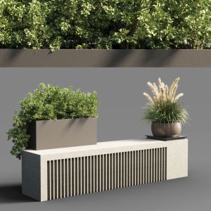 Urban Environment Urban Furniture Green Benches