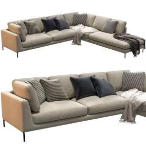 Corner Sectional Fabric Sofa Ray Sectional Sofa