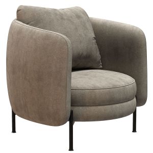 Fauteuil In Tweed, Arcus Design E. Gallina