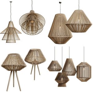 Westlake Seagrass Beige Pendant Shade Home Decor