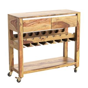 Treasure Trove Kingston Brown Small 2-drawer Wine