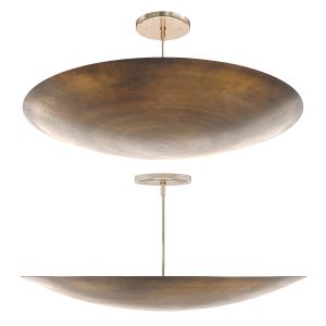 Large Alta Brass Dome Chandelier By Lawson-fenning