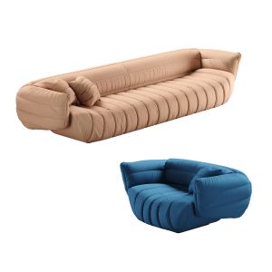 Tactile Armchair And Sofa Set By Baxter.