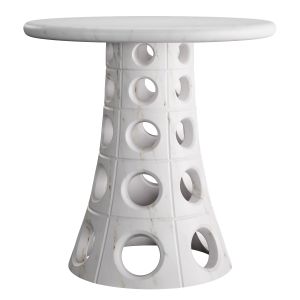 Taper Circle Side Table By Global Views