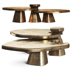 May Charles Tassin Tripll Coffee Tables