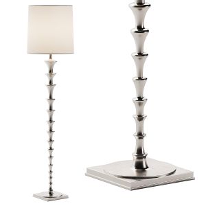 Coastal Home Brushed Nickel Luna Floor Lamp