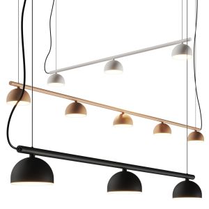 Northern Blush Rail 3 & 5 Pendant Lamps