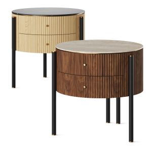 Ana Roque Interiors Moonlight Bedside Table