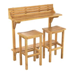 Nobble House Caribbean Outdoor 3-piece Acacia Wood