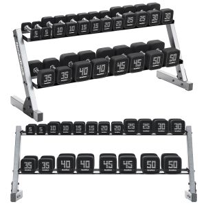 Premium Dumbbell Set & Dumbbell Rack