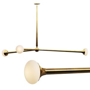 Cb2 Exclusive Phoebe Polished Brass Chandelier