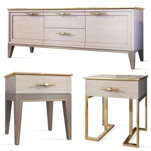 Chest Of Drawers And Bedside Table Palmari Dana