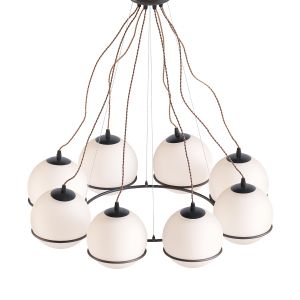 Yosemite Periwinkle Collection Eight Chandelier