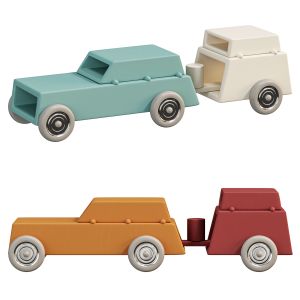 Archetoy Car W Caravan By Owo