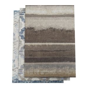 Dalyn Antigua Blue, Linen And Mocha Rugs