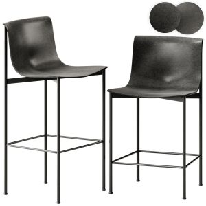 Lema Ombra Leather High Stool