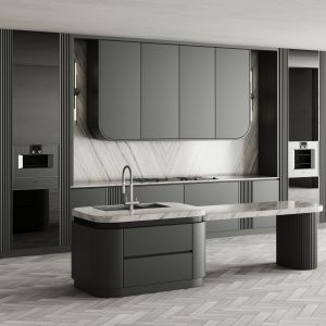 Modern Kitchen With Island 02