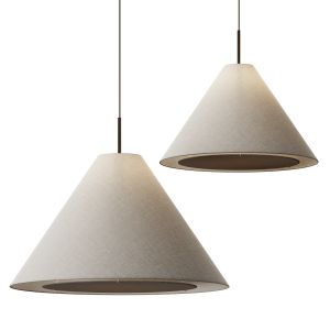 Crate Arcinela Conical Linen Pendant Lamps