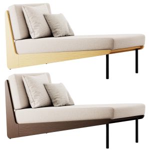 Kinney Teak Chaise By Crate And Barrel