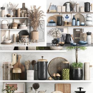 3 kitchen accessories collection vol.8