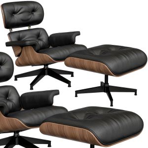 Eames Style Lounge Chair & Ottoman