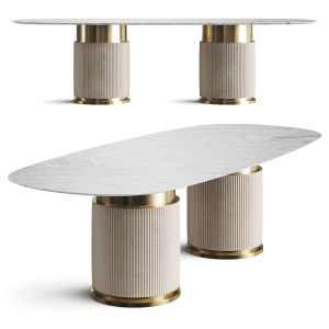 Capital Collection Rock Oval Dining Table