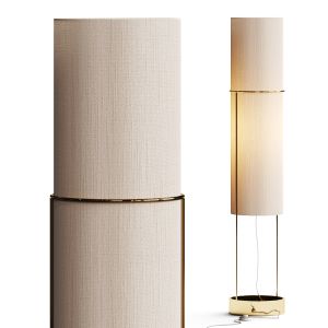 Cb2 Exclusive Strand Brass Floor Lamp