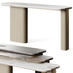 Luxlucia Casa Rosie Circle Console Table