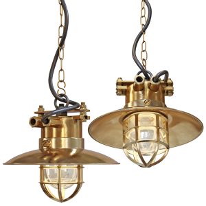 Pendant Lamp German Cast Brass