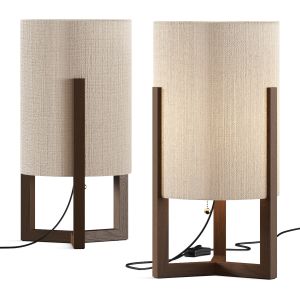 Corrigan Studio Nesbit Walnut Table Lamp