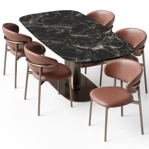 Oleandro Chair And Cameo Tables In Closed And Open