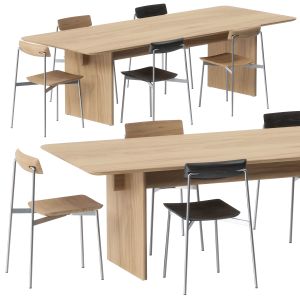 Sia Chair Nami Table Set