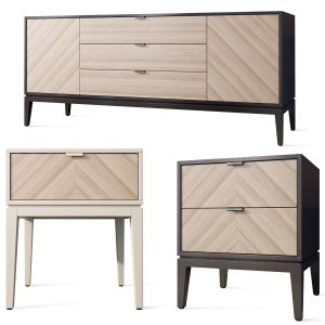 Dresser And Bedside Table Fjord Ellipse Furniture