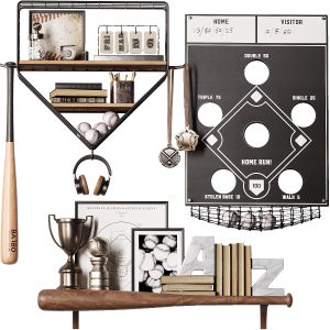 Pottery Barn & West Elm Baseball Beanbag Toss Game