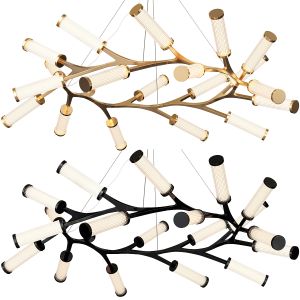 Cylinder Branches Chandelier Ring