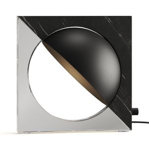 Cb2 Exclusive Venus Black Resin Table Lamp