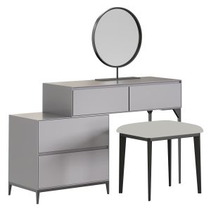 Grey Makeup Vanity Set By Homary