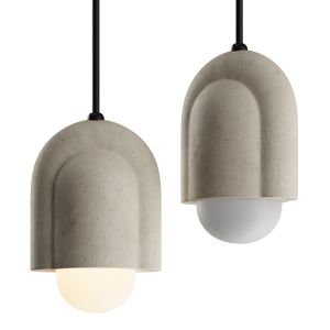 Cb2 Capricorn Limestone Dome Pendant Lamp