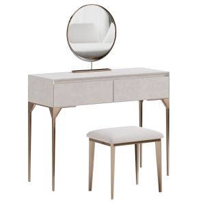 Modern Gray Makeup Vanity Set