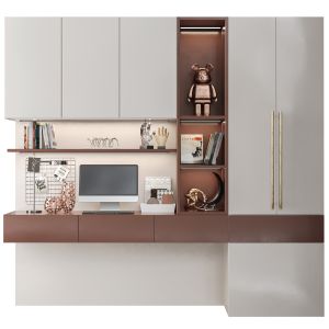 Wardrobe With Work Space